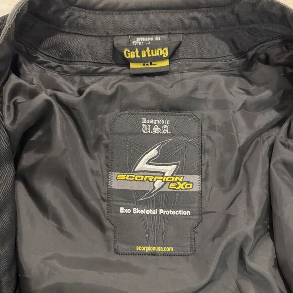 Scorpion EXO GET Stung Women's Sz XL Motorcycle Jacket Padded Black - Picture 6 of 16